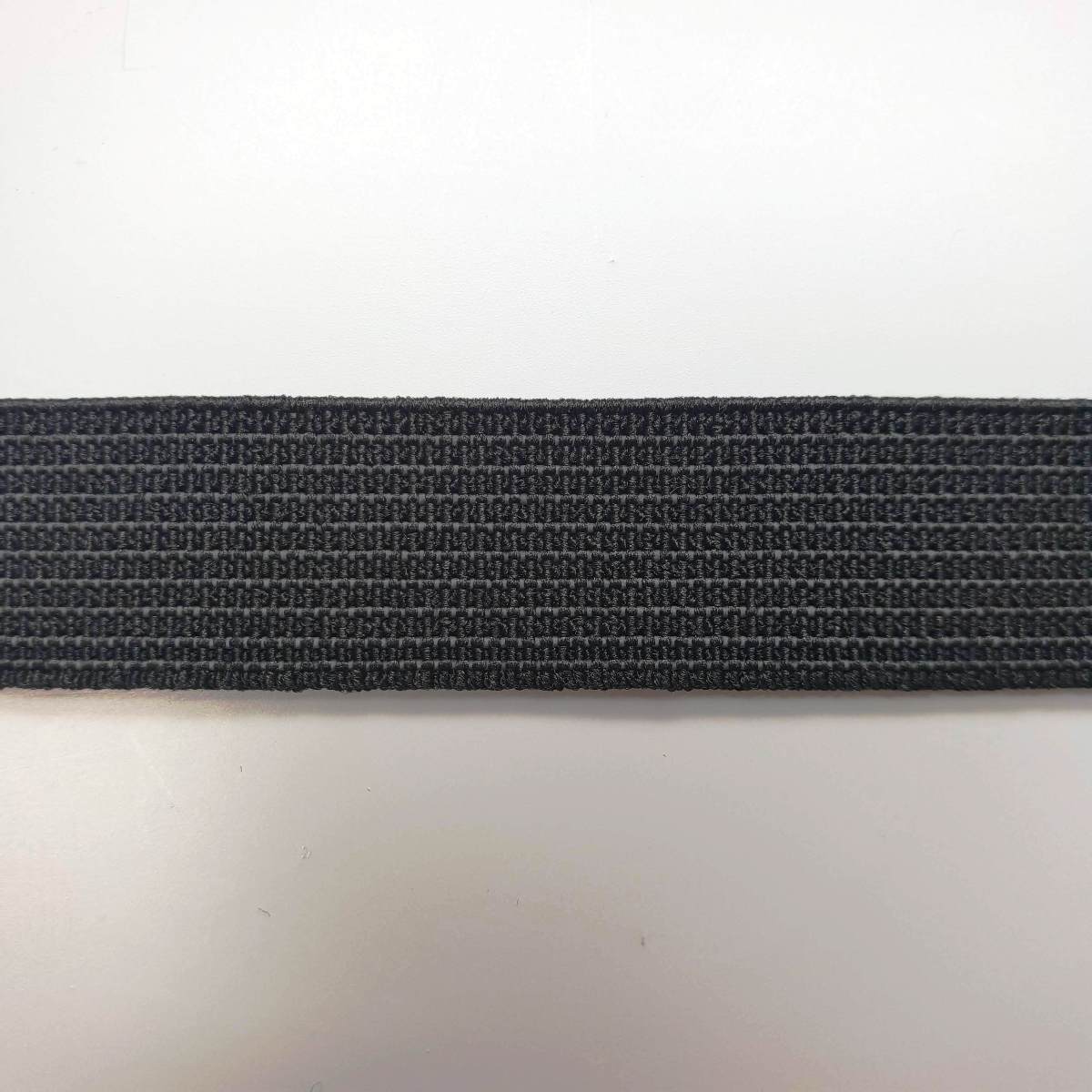 Ruban élastique En Silicone Noir - 1.8 Cm X 9.1 M - Pour Couture, Vêtements, Travaux Manuels - Antidérapant